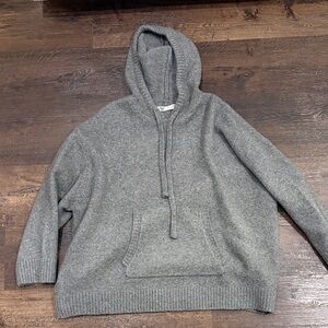 Zara Gray Hooded Sweater
